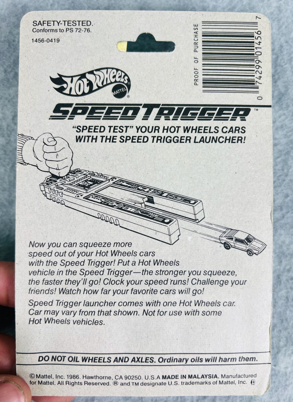 🔥🔥Hot Wheels Vintage Thunderburner Speed Fleet Series 1456 Black 1986 H29🔥🔥