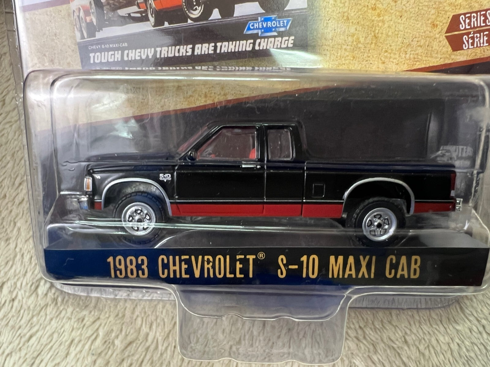 🔥🔥🔥Greenlight Vintage Ad Cars 1983 Chevrolet S-10 Maxi Cab HW15🔥🔥🔥