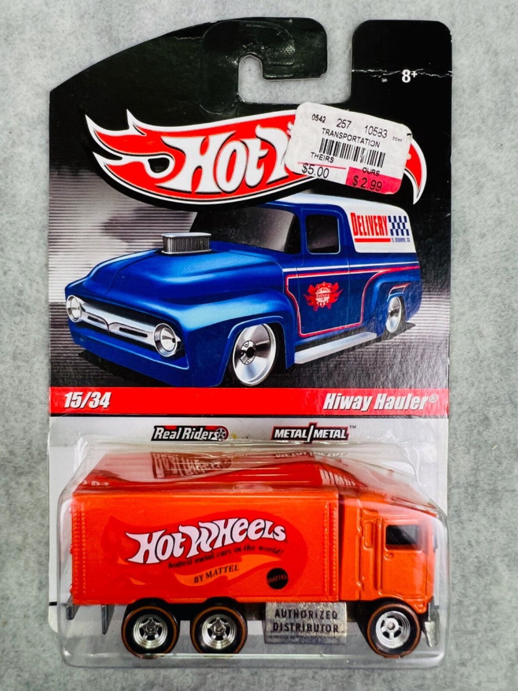 🔥🔥🔥Hot Wheels 2010 Slick Rides - Hiway Hauler Orange New H27🔥🔥🔥