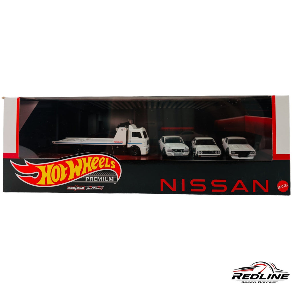 Hot Wheels Premium - Nissan Diorama - Skyline 2000GT-R, C210 & 2000GT-X D3