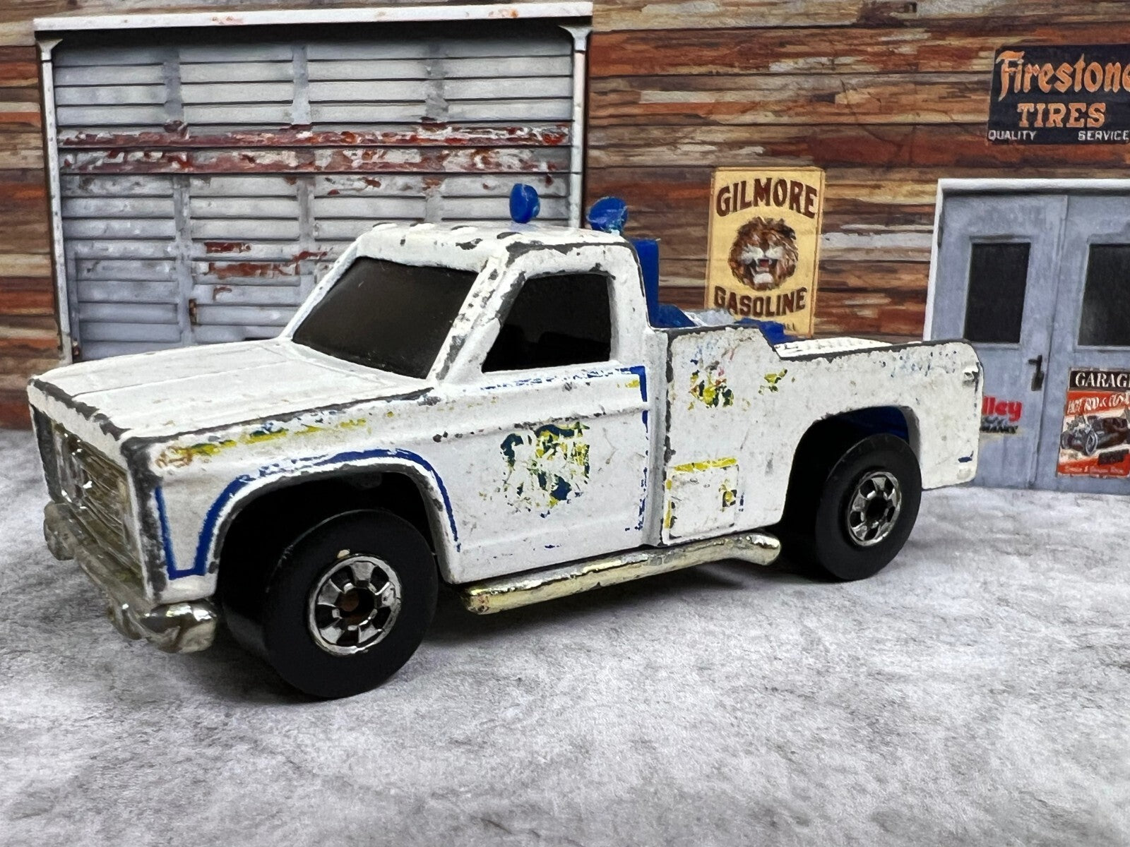🔥🔥1974 Hot Wheels Redline Ramblin' Wrecker Larry’s 24 Hr Towing Tow Truck C1🔥