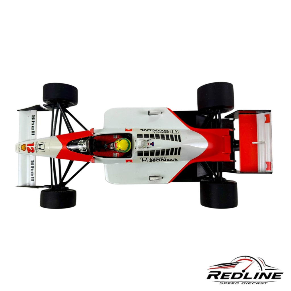 🏁🏁🏁Minichamps McLaren MP4/4 Honda V6 Turbo Ayrton Senna 1988🏁🏁🏁