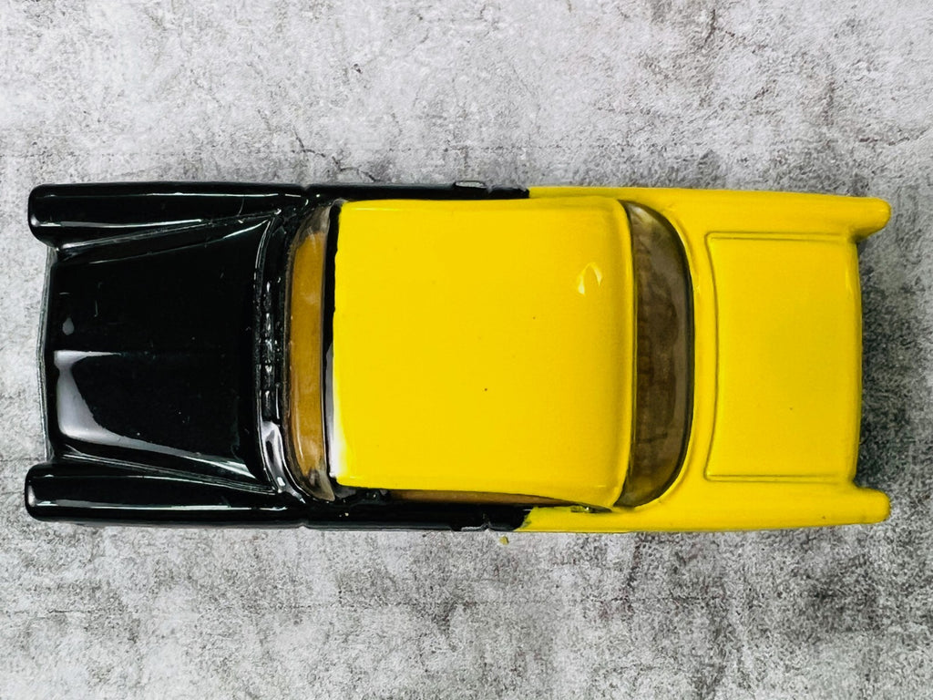 🇺🇸Hot Wheels Larrys Garage '56 Chevy Bel Air Black Yellow Loose C20🇺🇸