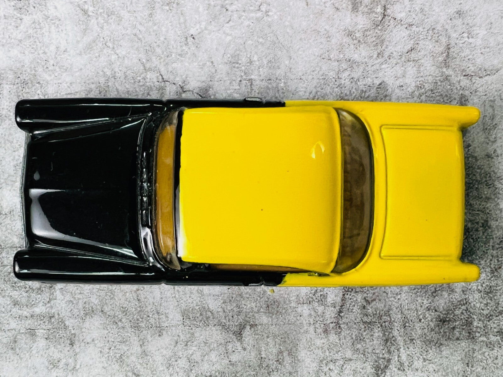 🇺🇸Hot Wheels Larrys Garage '56 Chevy Bel Air Black Yellow Loose C20🇺🇸