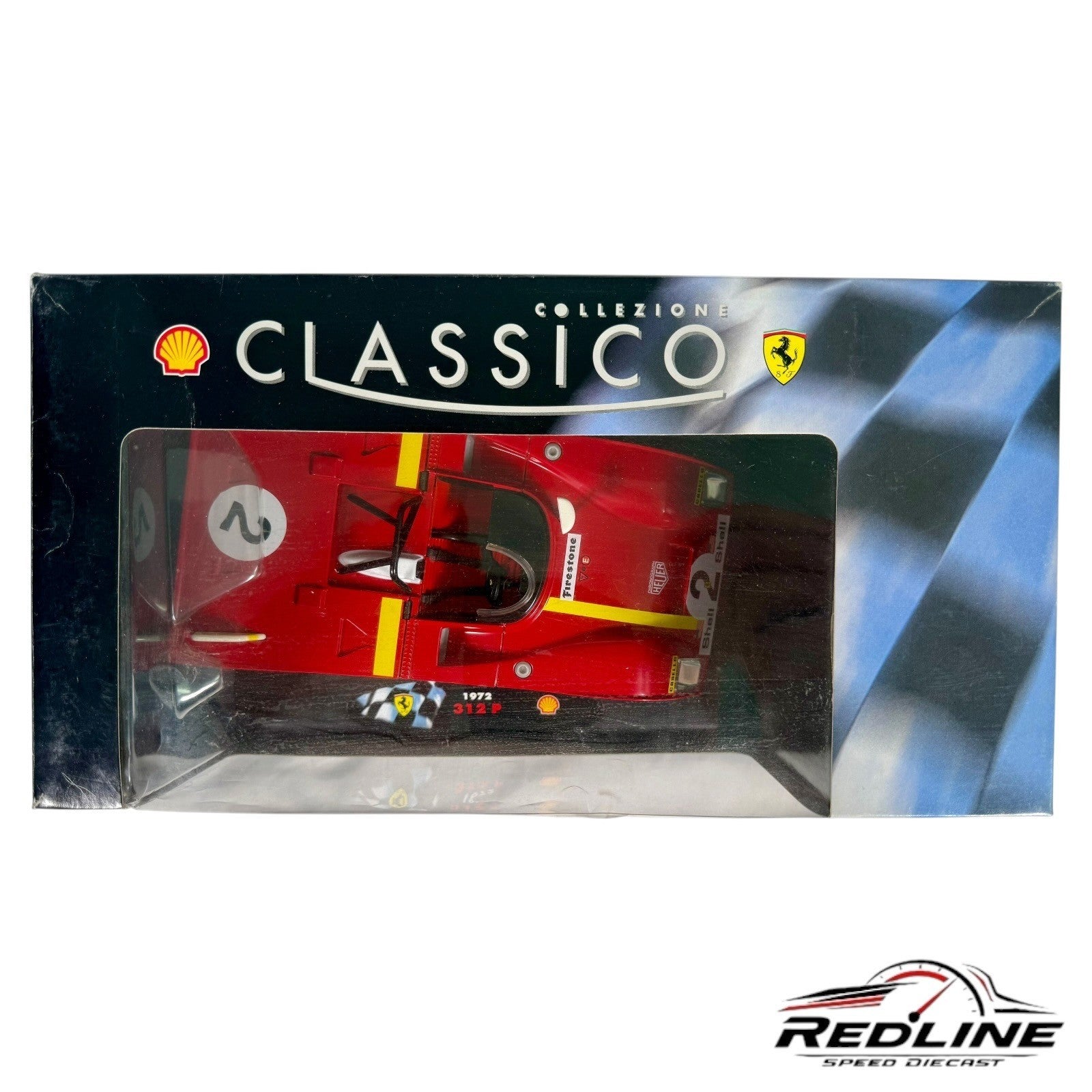 Classico 1972 Ferrari 312P & Racing Fuel Pump  Mario Andrertti Jacky Ickx 1:18