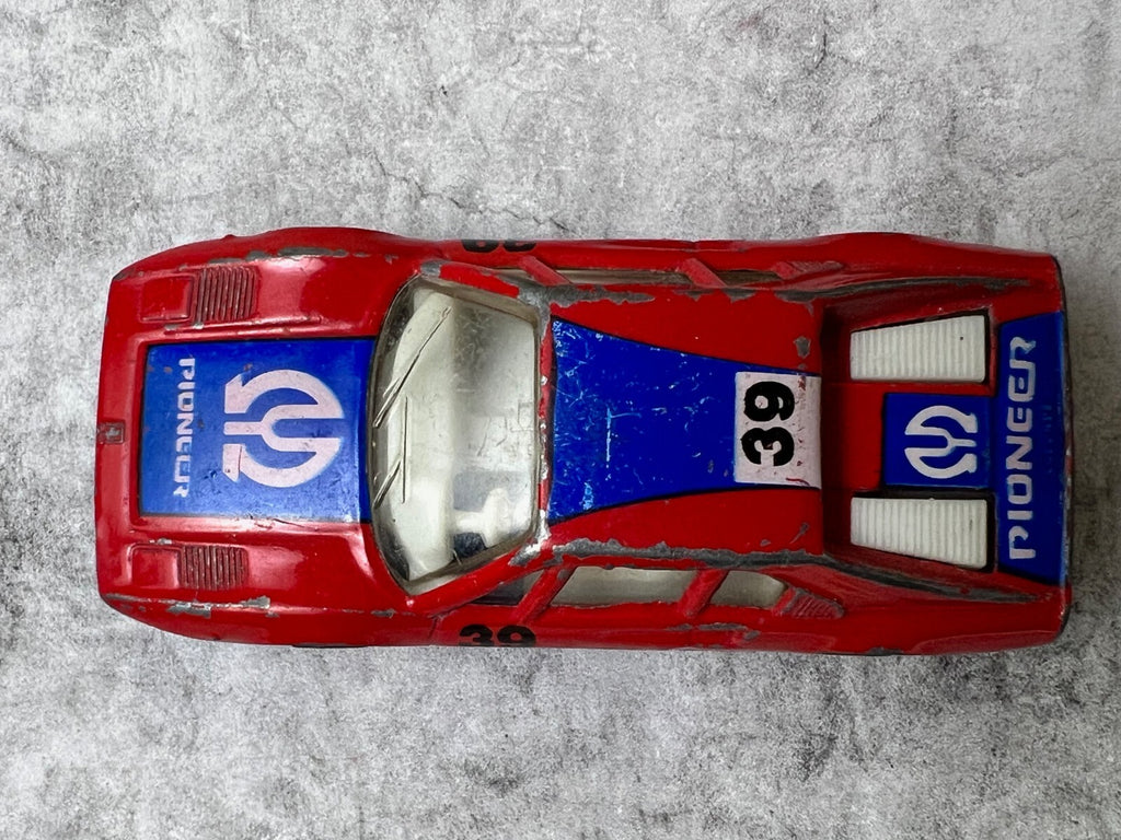🇮🇹🇮🇹Matchbox Superfast Ferrari 308 GTB PIONEER Red/Blue 1981 C9🇮🇹🇮🇹