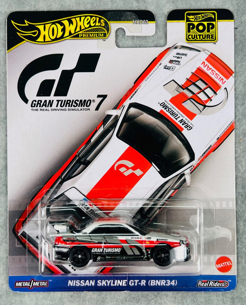 🎌🎌🎌Hot Wheels Pop Culture Gran Turismo 7 NISSAN SKYLINE GT-R BNR34 H17🎌🎌🎌