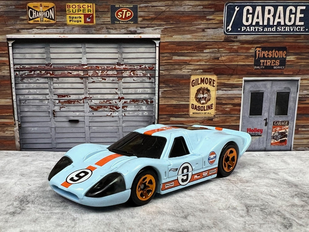 🇺🇸Hot Wheels 1967 Ford GT40 MK.IV GRX30 BLUE Multipack Exclusive C13🇺🇸