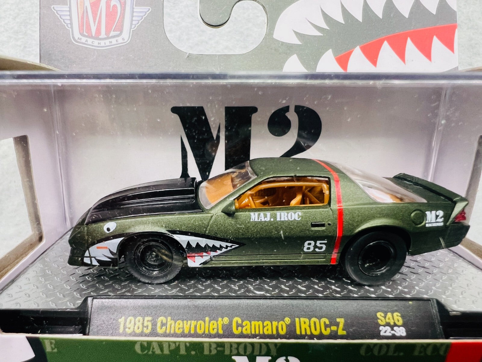 🇺🇸🇺🇸🇺🇸M2 Machines Capt. B Body 1985 Chevy CAMARO IROC-Z H14🇺🇸🇺🇸🇺🇸