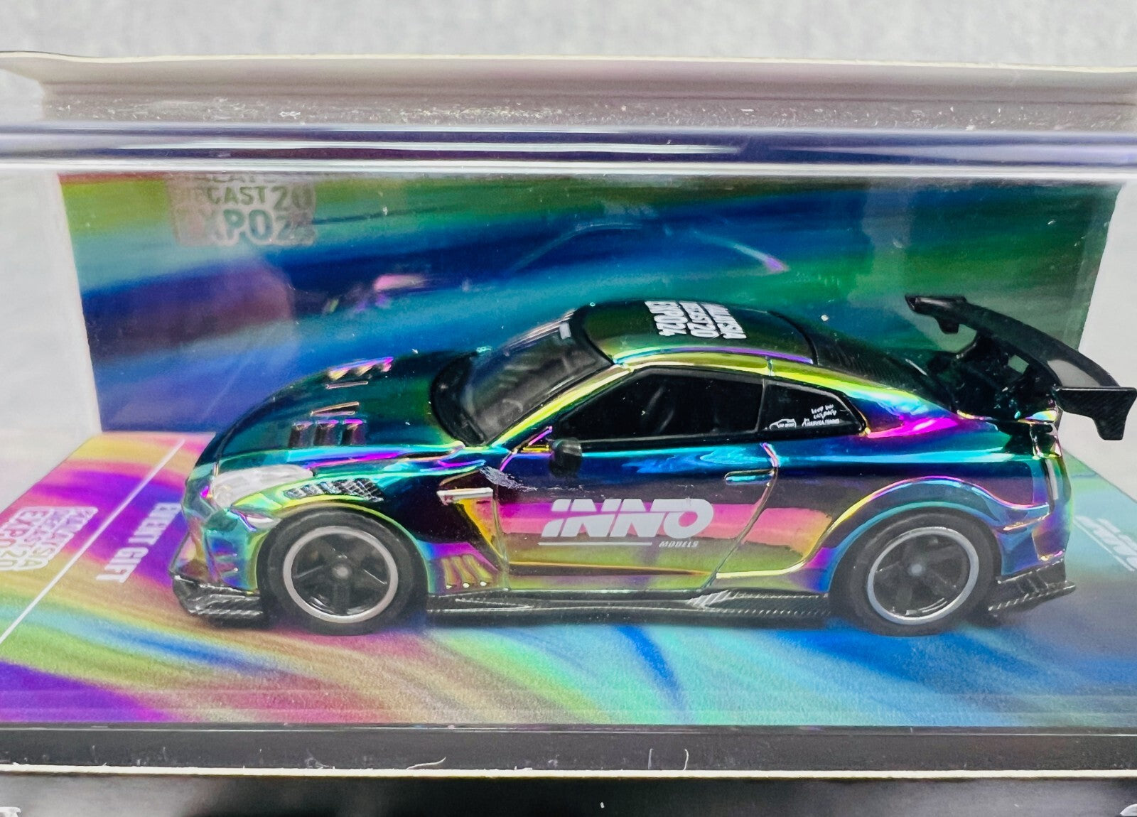 🎌INNO64 2024 Malaysia Diecast Expo Event Gift NISSAN SKYLINE GT-R R35 48 MADE🎌