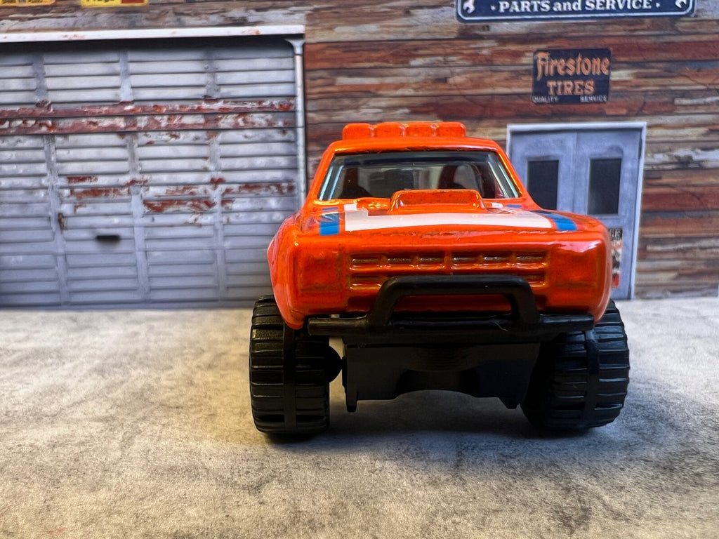 🔥🔥🔥🔥🔥Hot Wheels  '87 Dodge D100 Orange C4🔥🔥🔥🔥🔥