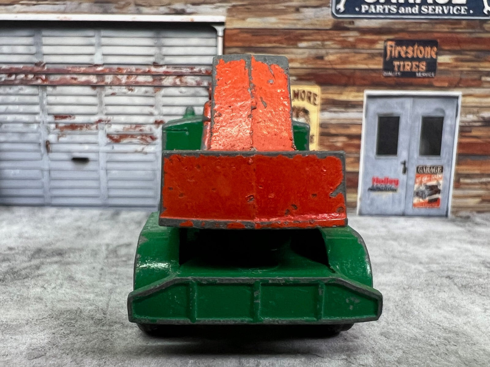 🔥Vintage Matchbox Lesney Toy Car No 30 8 Wheel Crane Construction Truck C3🔥