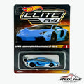 🇮🇹Hot Wheels Elite 64 LBWK Lamborghini Aventador LP 700-4 BLUE H14🇮🇹