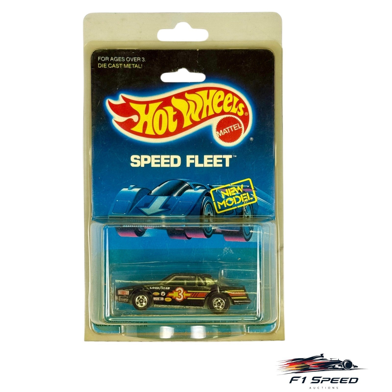 🇺🇸🇺🇸Hot Wheels Blackwall Speed Fleet Chevy Stocker Black H14🇺🇸🇺🇸