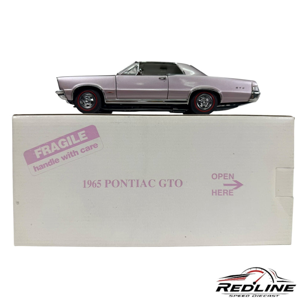 🇺🇸Danbury Mint 1965 Pontiac GTO Pink 1:24 C1🇺🇸