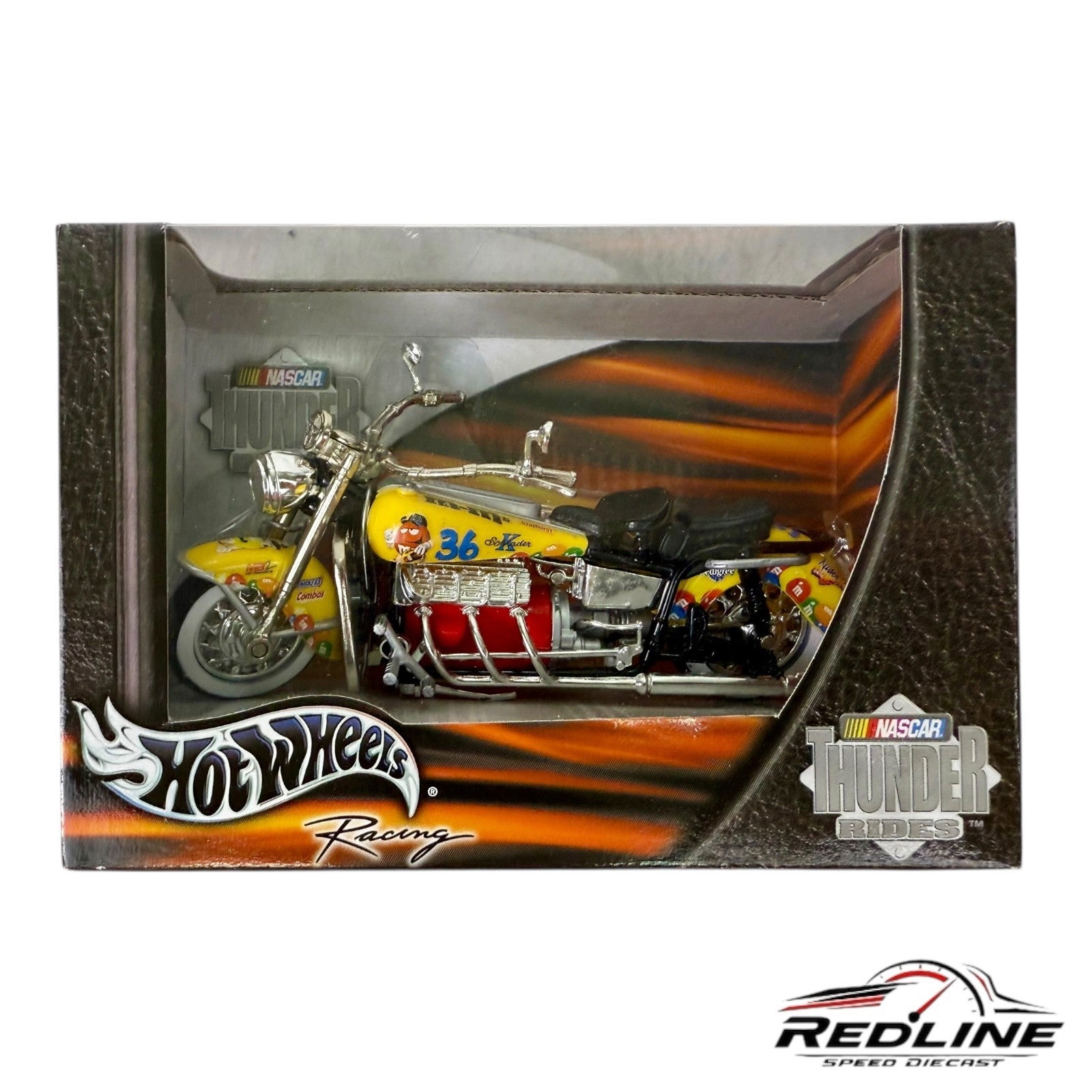🔥🔥2002 Mattel Hot Wheels Racing NASCAR Thunder Rides M&Ms 1:18 A3🔥🔥