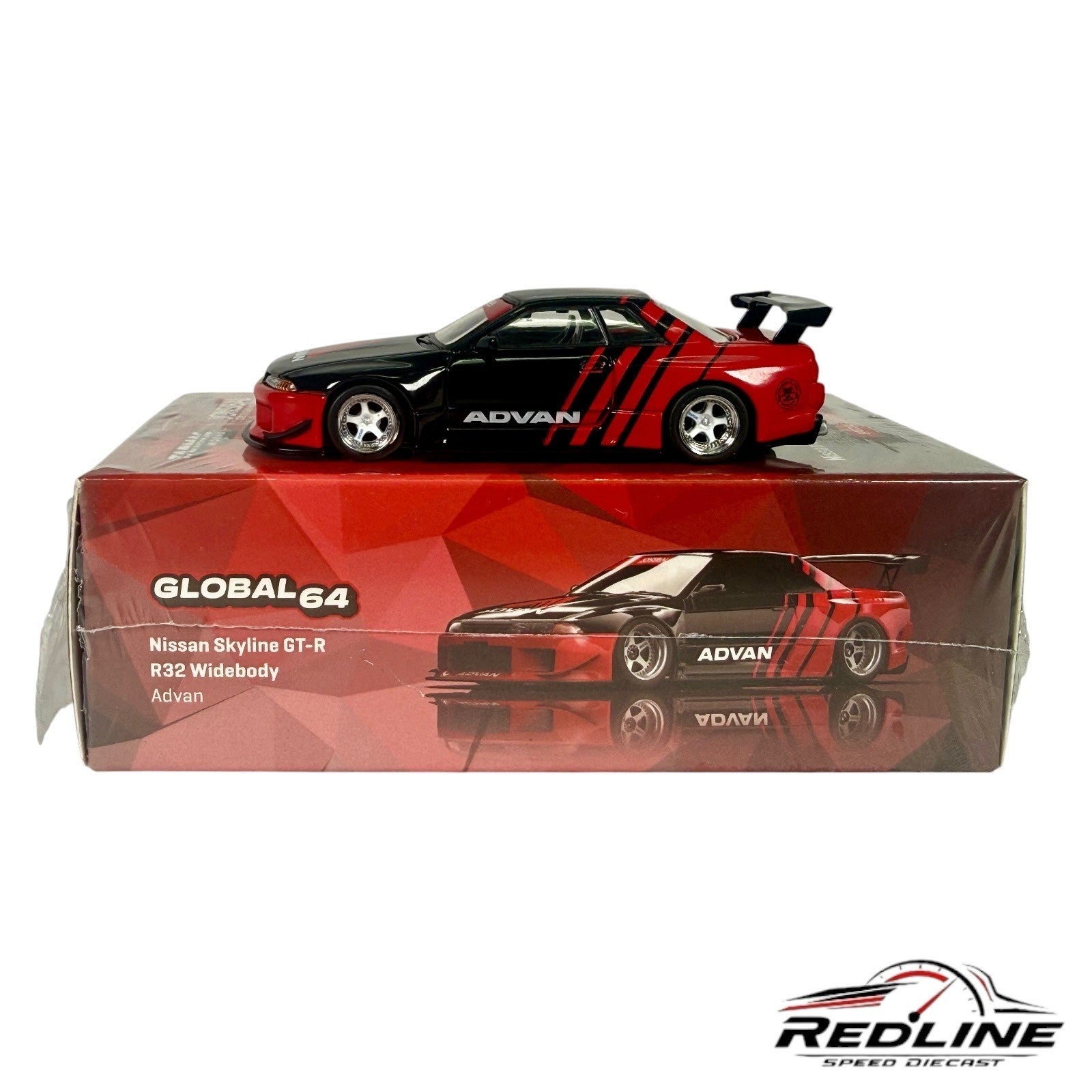 🎌Tarmac Nissan Skyline GT-R R32 Advan Widebody Jonsibal Design Works 1:64 H15🎌