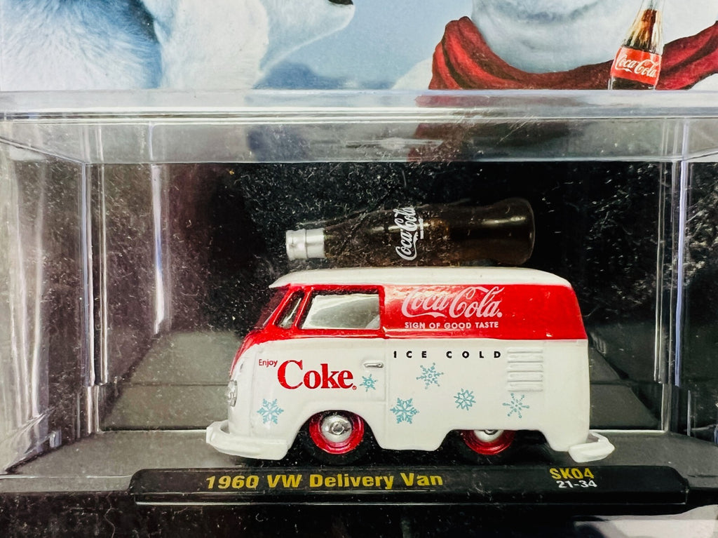 ❄️❄️❄️M2 Machines 1960 VW DELIVERY VAN SK04 Coca-Cola Polar Bears H33❄️❄️❄️