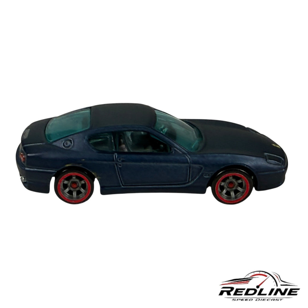 🇮🇹🇮🇹Hot Wheels Ferrari Racer #3, Ferrari 456M Blue LOOSE C5🇮🇹🇮🇹