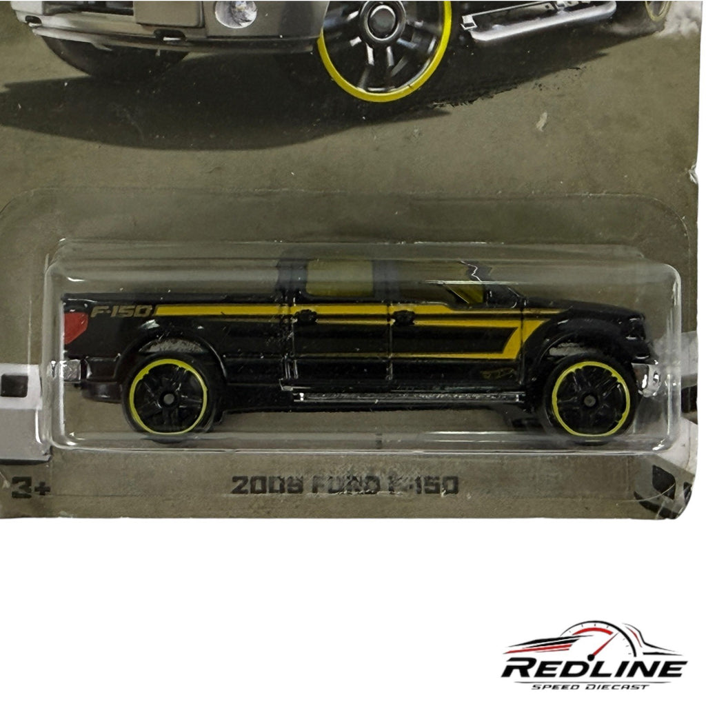 🇺🇸🇺🇸Hot Wheels 2015 Ford F150  Black/Yellow 1/8 H6🇺🇸🇺🇸