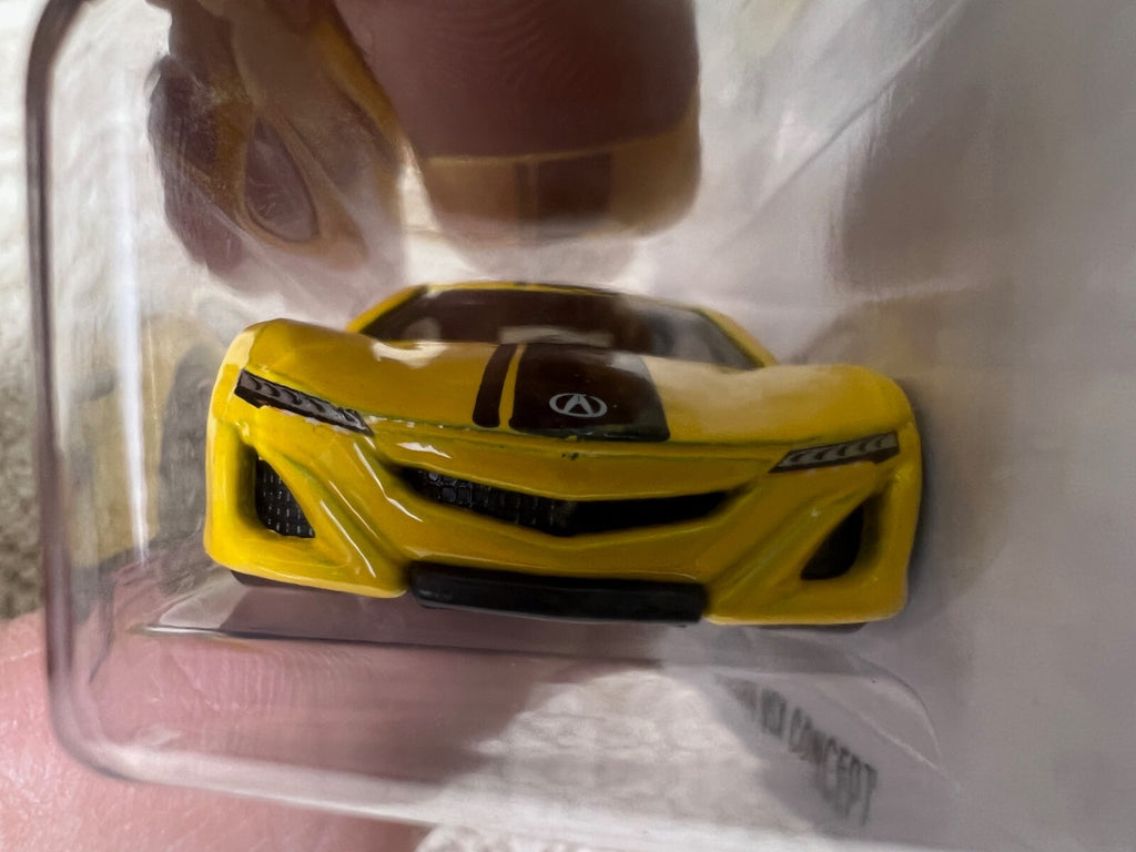 🔥🔥🔥🔥Hot Wheels 12 Acura NSX Concept Yellow HW Workshop 1:64 HW06🔥🔥🔥🔥