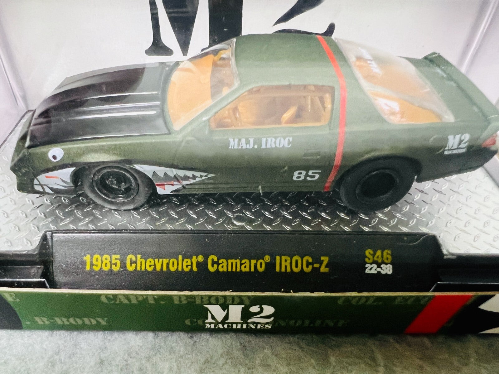 🇺🇸🇺🇸🇺🇸M2 Machines Capt. B Body 1985 Chevy CAMARO IROC-Z H14🇺🇸🇺🇸🇺🇸