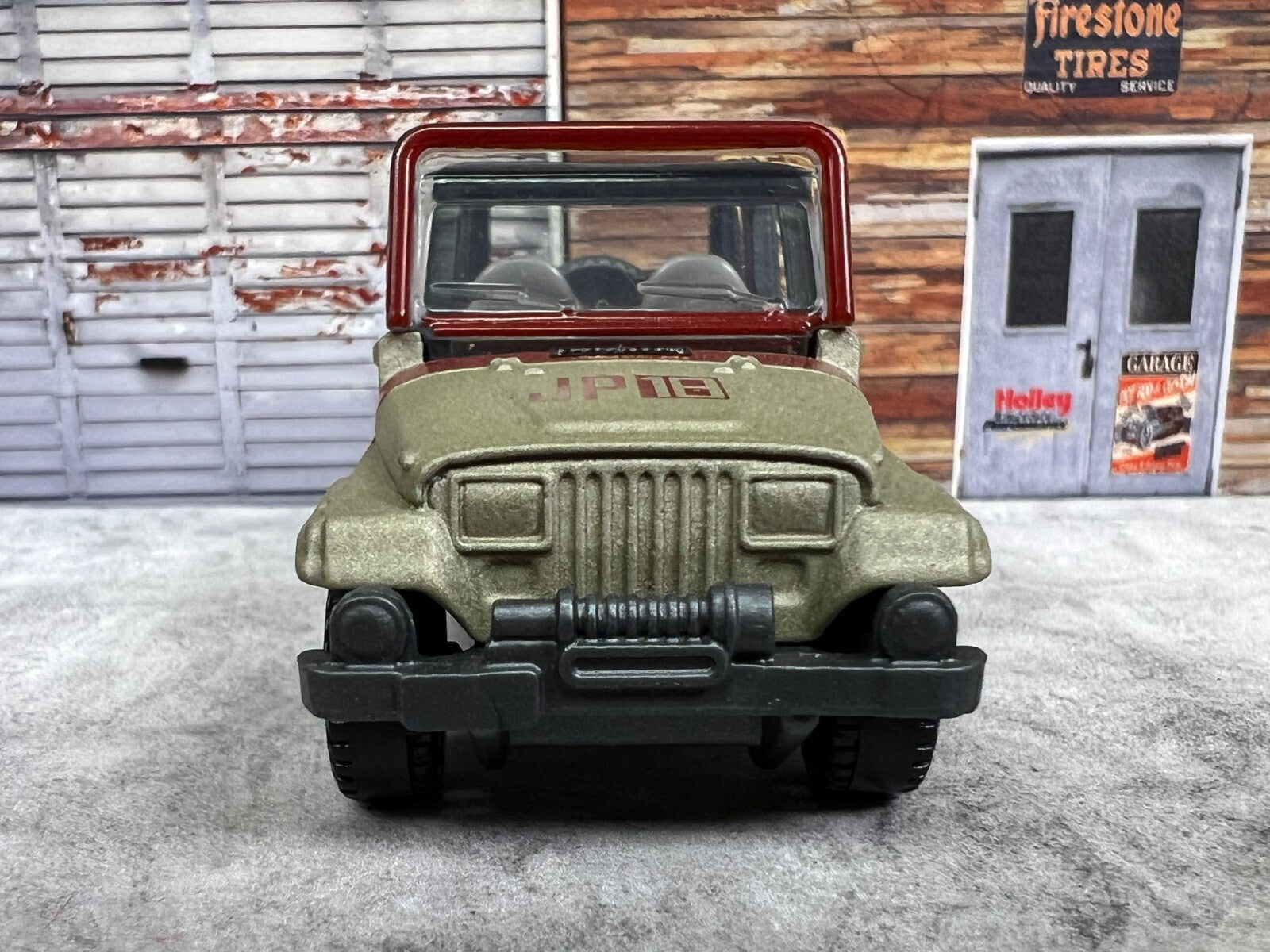 🦖🦖🦖Matchbox Jeep Wrangler Jurassic Park World C13🦖🦖🦖