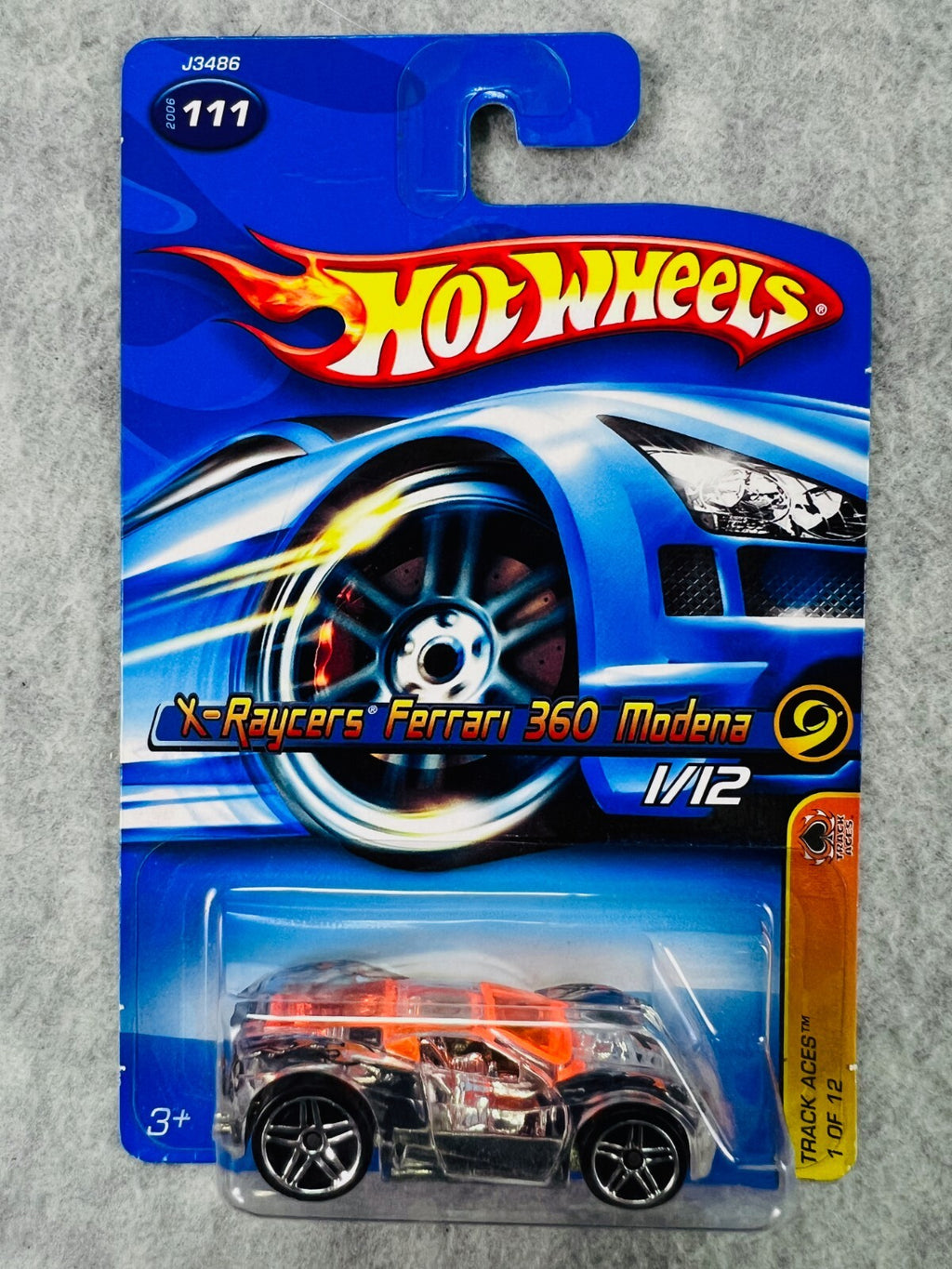 🇮🇹Hot Wheels 2005 First Editions X-Raycers Ferrari 360 Modena TRACK ACES H23