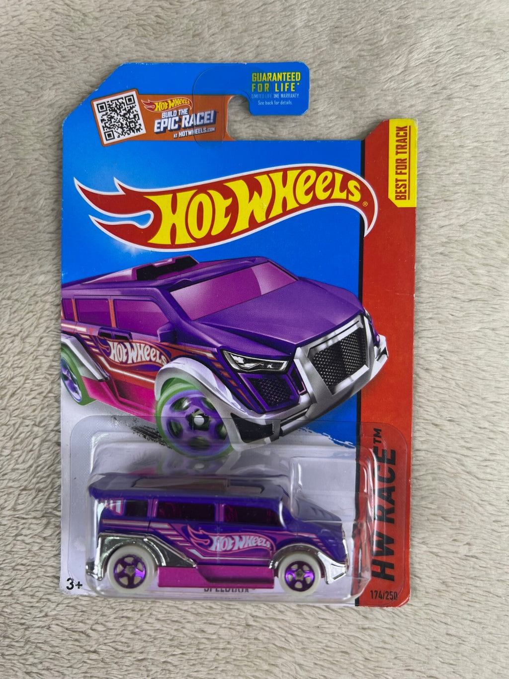 🔥🔥🔥🔥 Hot Wheels #174 HW Race-Night Storm SPEEDBOX Purple HW12🔥🔥🔥🔥