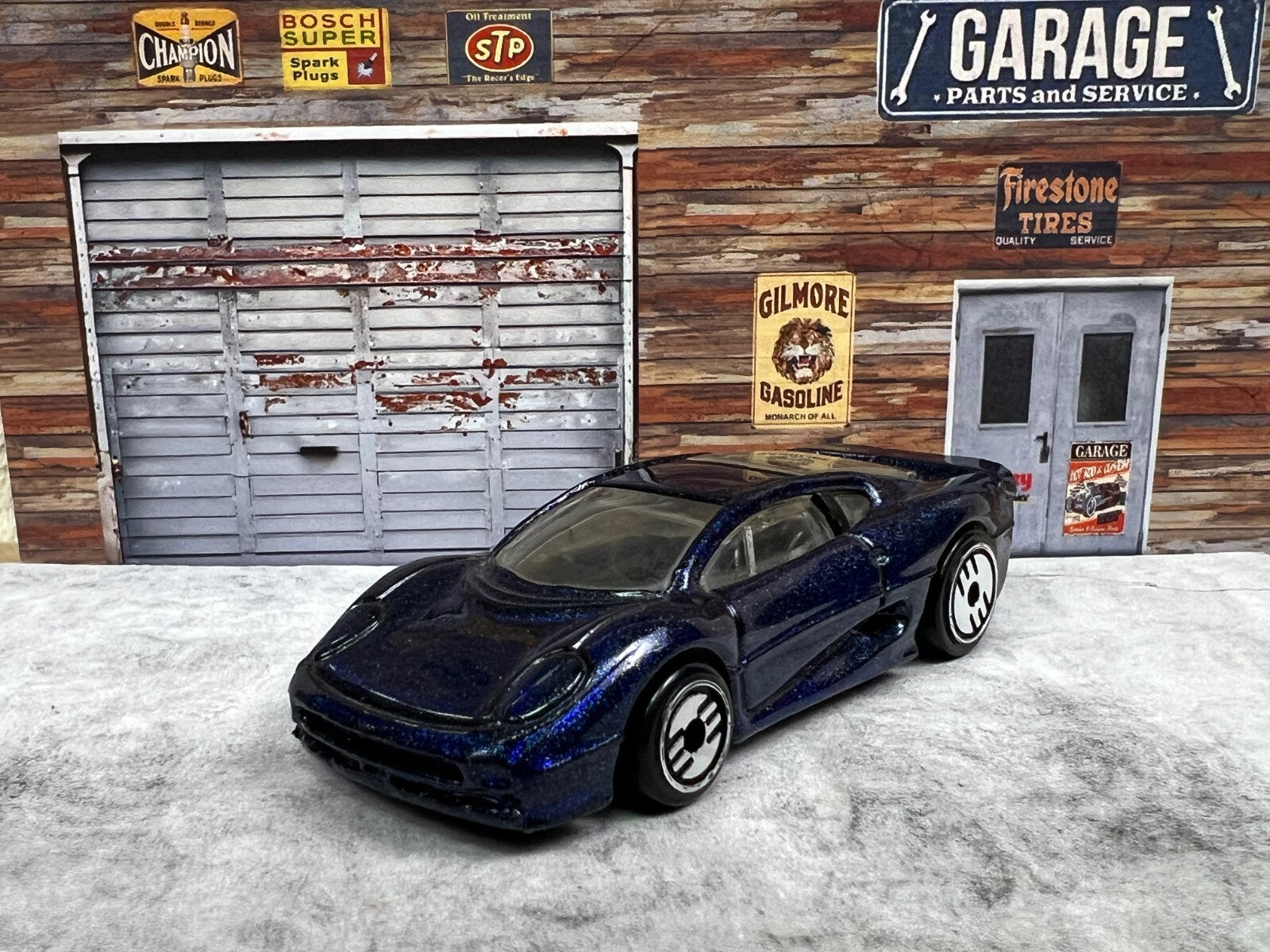 🔥🔥🔥🔥1992 Hot Wheels Jaguar XJ220 #203 Blue C12🔥🔥🔥🔥