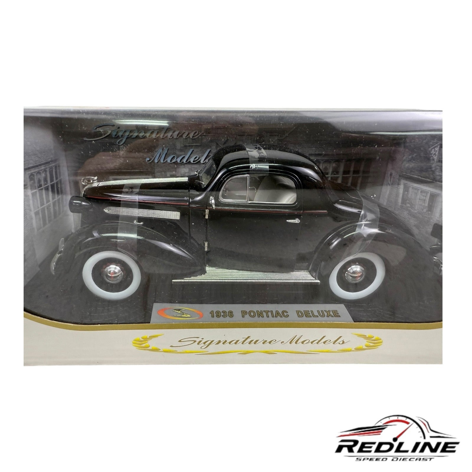 🇺🇸🇺🇸Signature Models 1936 Pontiac Deluxe Black Vehicle 1:18 LN🇺🇸🇺🇸