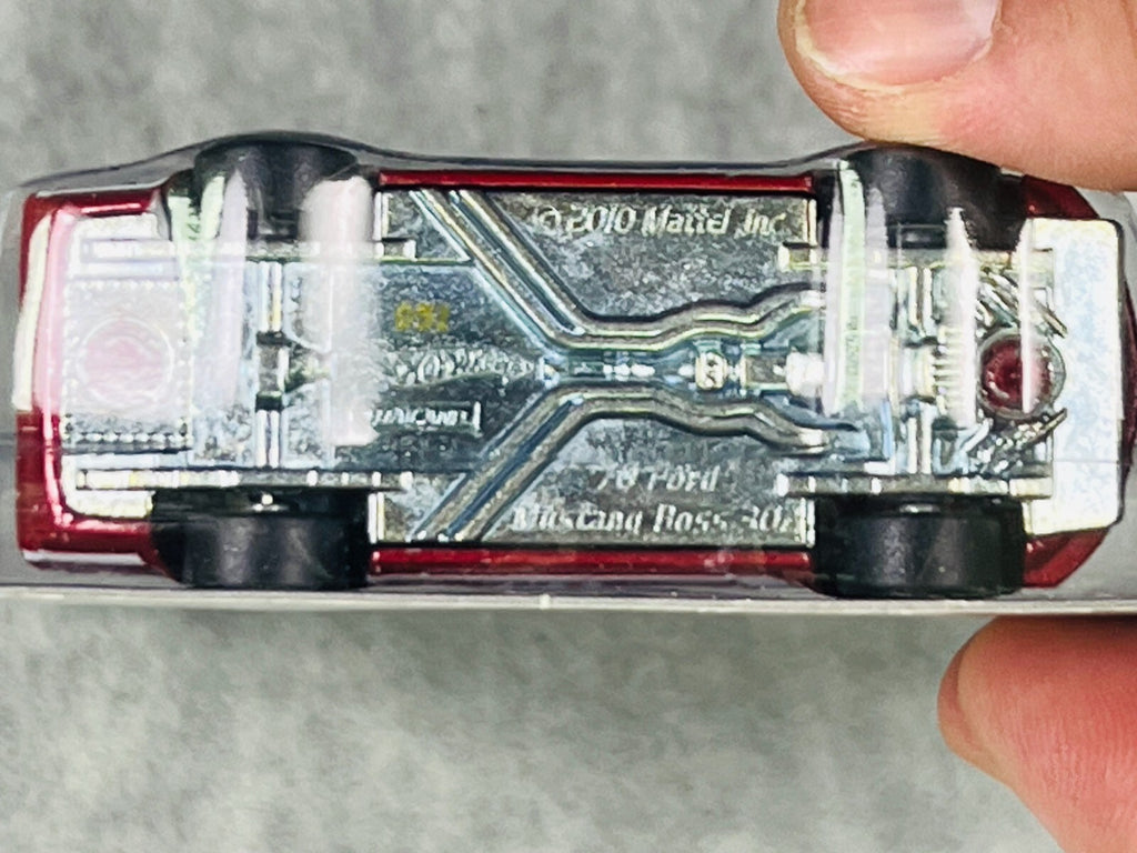 🏁🏁🏁 Hot Wheels Racing Muscle '69 FORD MUSTANG BOSS 302 Black/Red 🏁🏁🏁