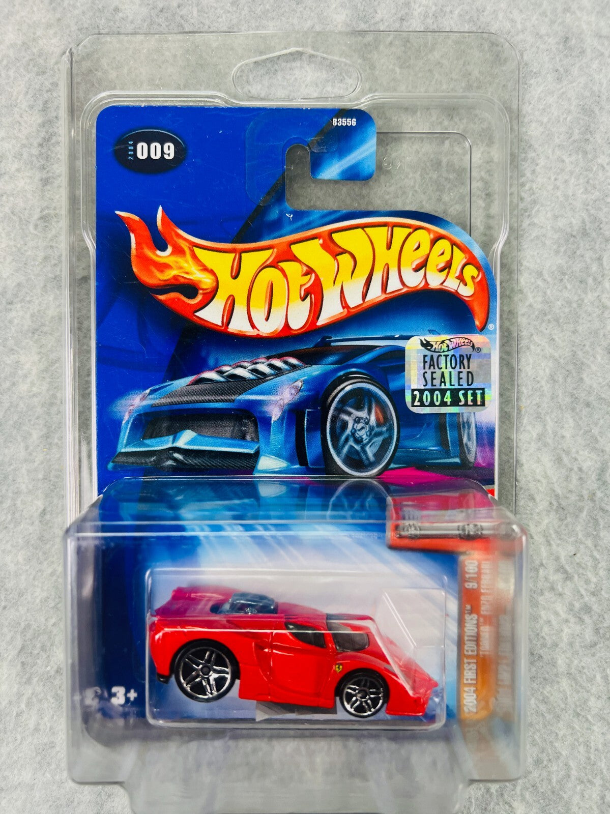 🇮🇹Hot Wheels 2004 First Edition Tooned Enzo Ferrari FACTORY SEALED H23🇮🇹