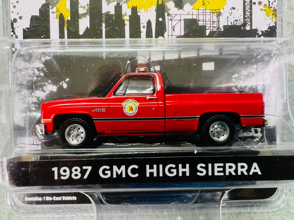 🇺🇸Greenlight 1987 GMC High Sierra  Arlington Heights Public Works H33🇺🇸