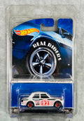 🎌🎌🎌Hot Wheels Nissan Datsun Bluebird 510 White w/Real Riders HW23🎌🎌🎌