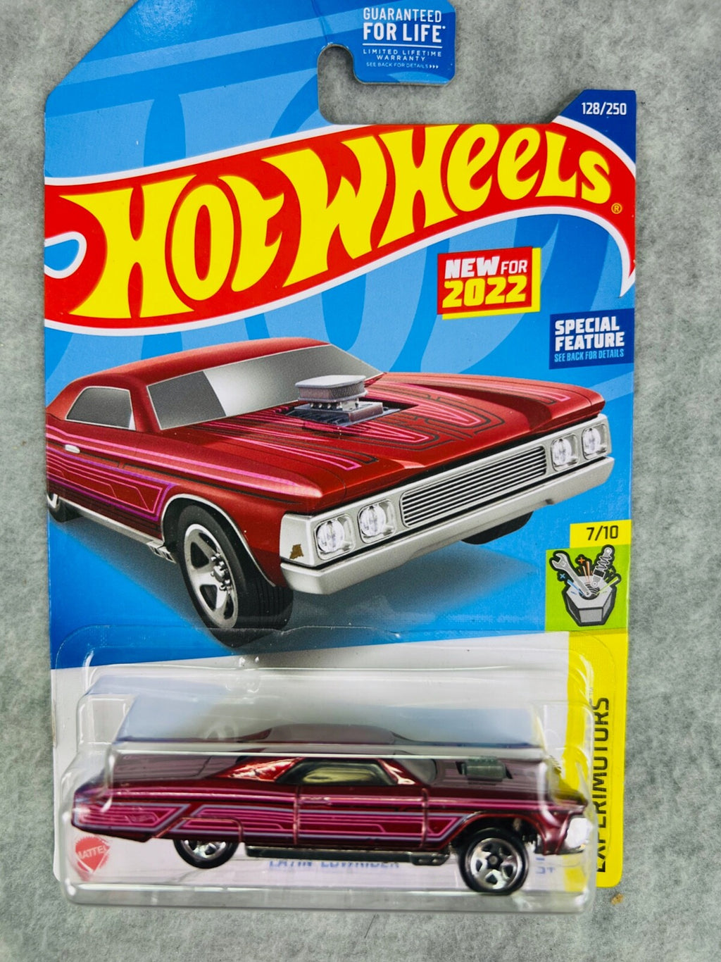 🔥🔥🔥Hot Wheels Experimotors 7/10 Layin’ Lowrider #128 H24🔥🔥🔥