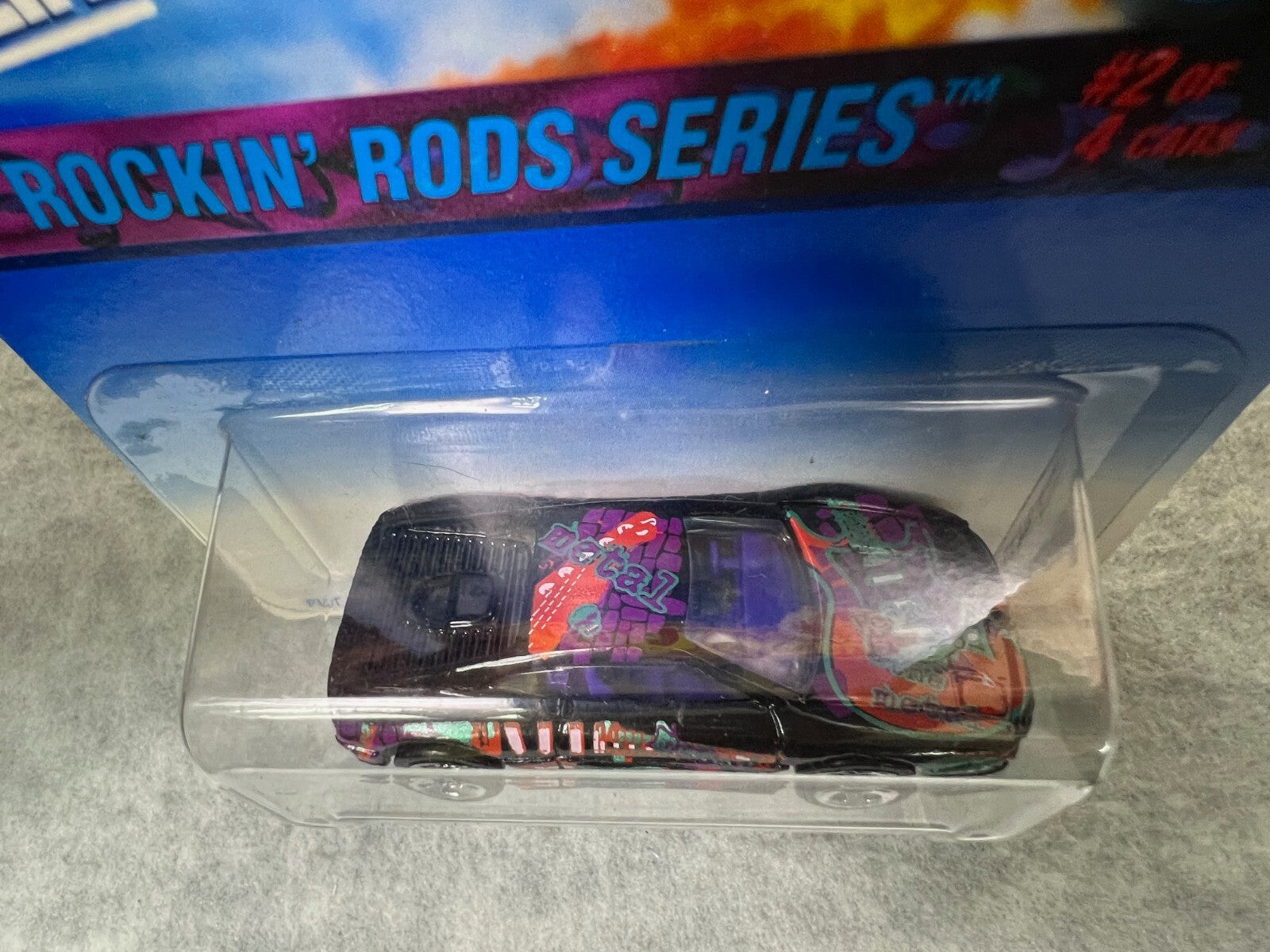 🇮🇹🇮🇹🇮🇹Hot Wheel Ferrari 355 Rockin' Rods Series Black HW21🇮🇹🇮🇹🇮🇹