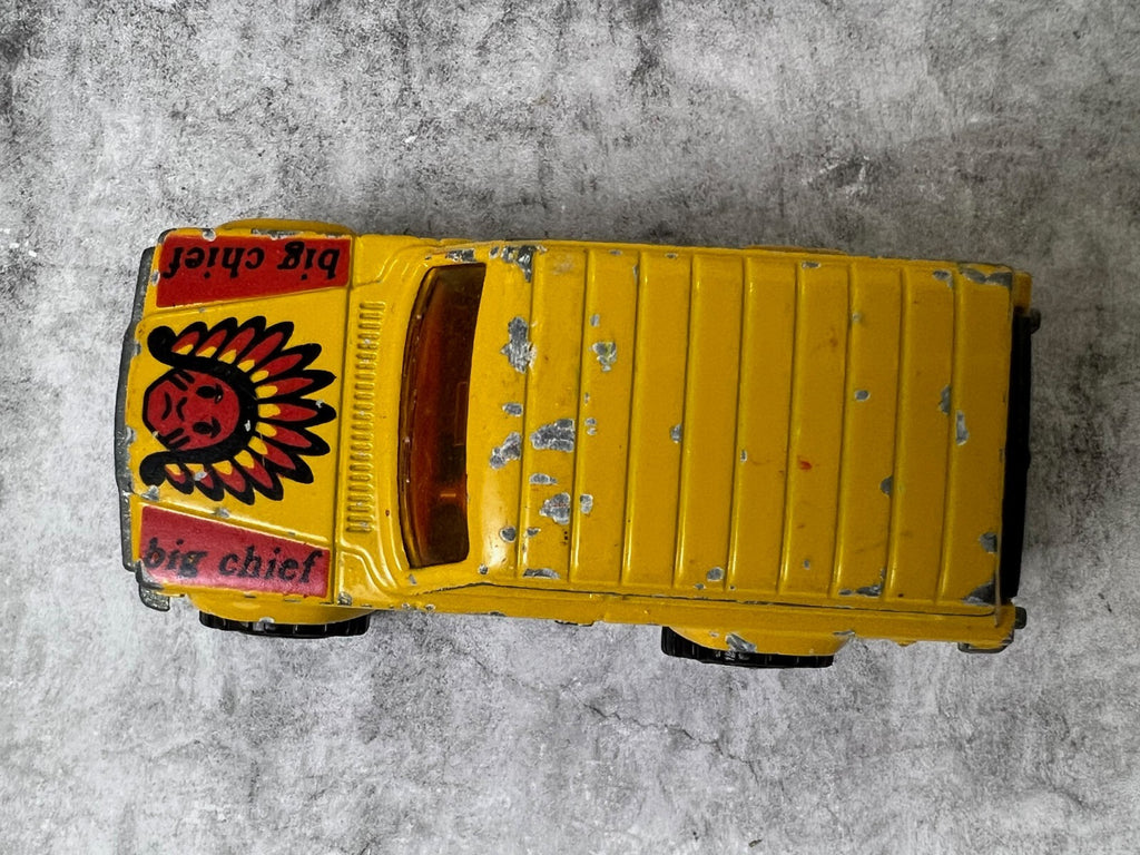 1984 Majorette Jeep Cherokee Big Chief 4x4 No 236 Red Interior & Dog Variant C1