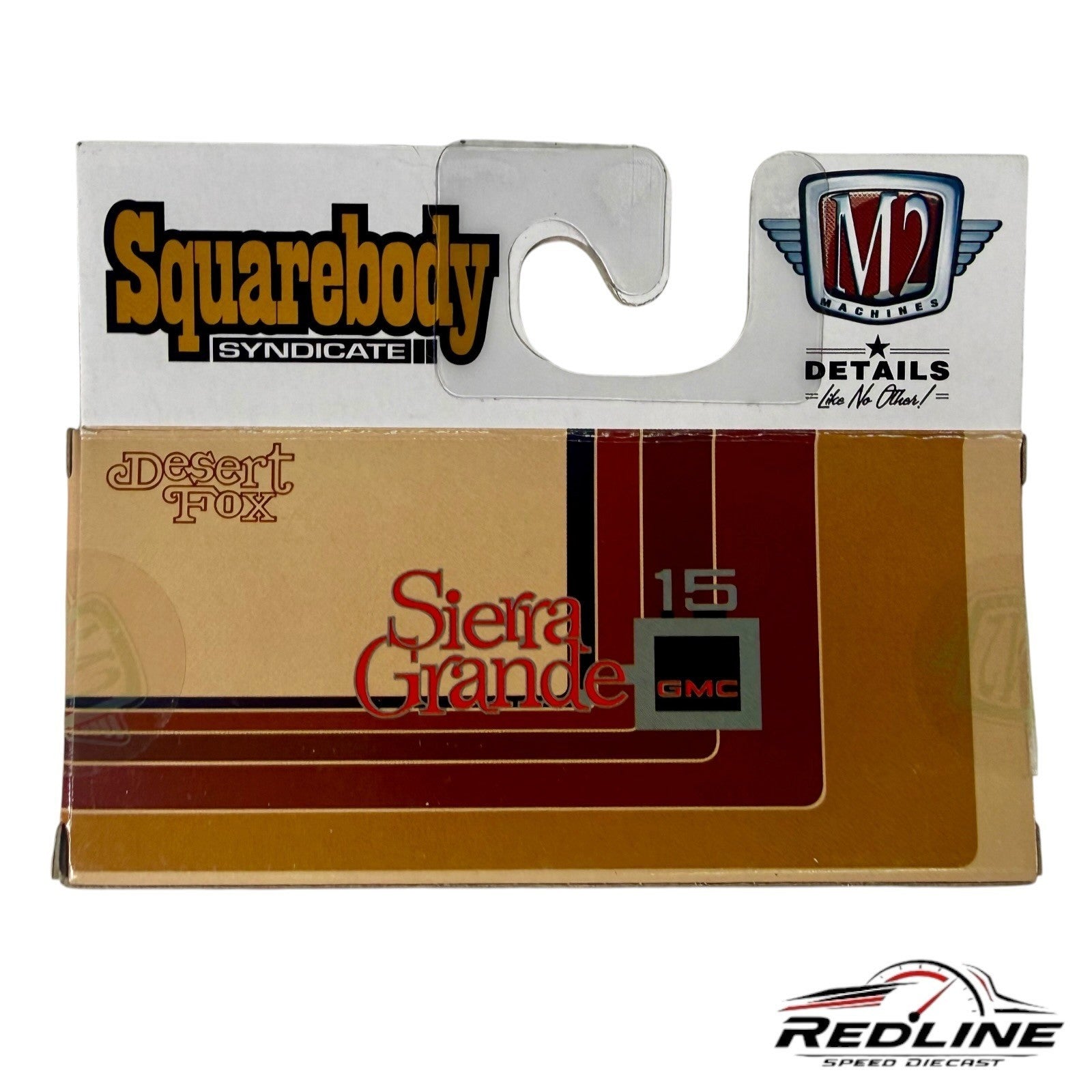 M2 Machines Squarebody Syndicate 1976 GMC Sierra Grande 15 Desert Fox WMTS15 H15