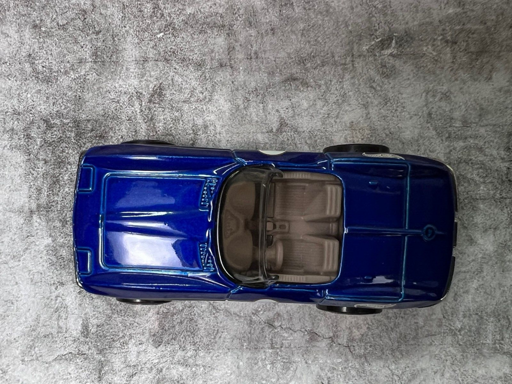 🔥🔥🔥Hot Wheels '65 Corvette Jones Racing #5 1999 Blue C17🔥🔥🔥