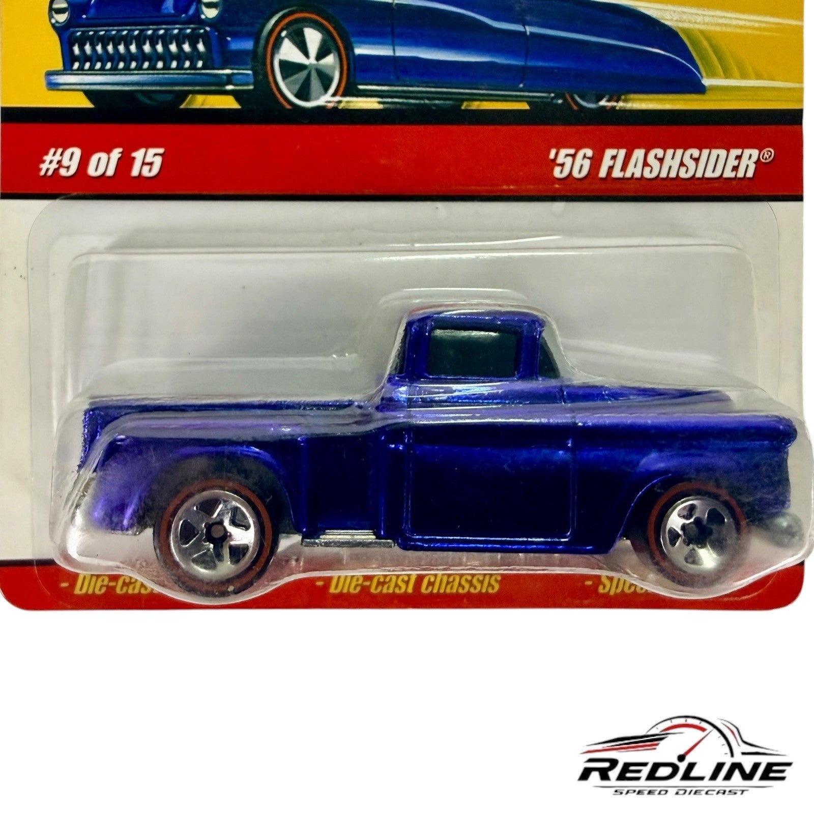 🇺🇸Hot Wheels Classics Series 4 '56 Flashsider  #9 of 15 Blue H33🇺🇸