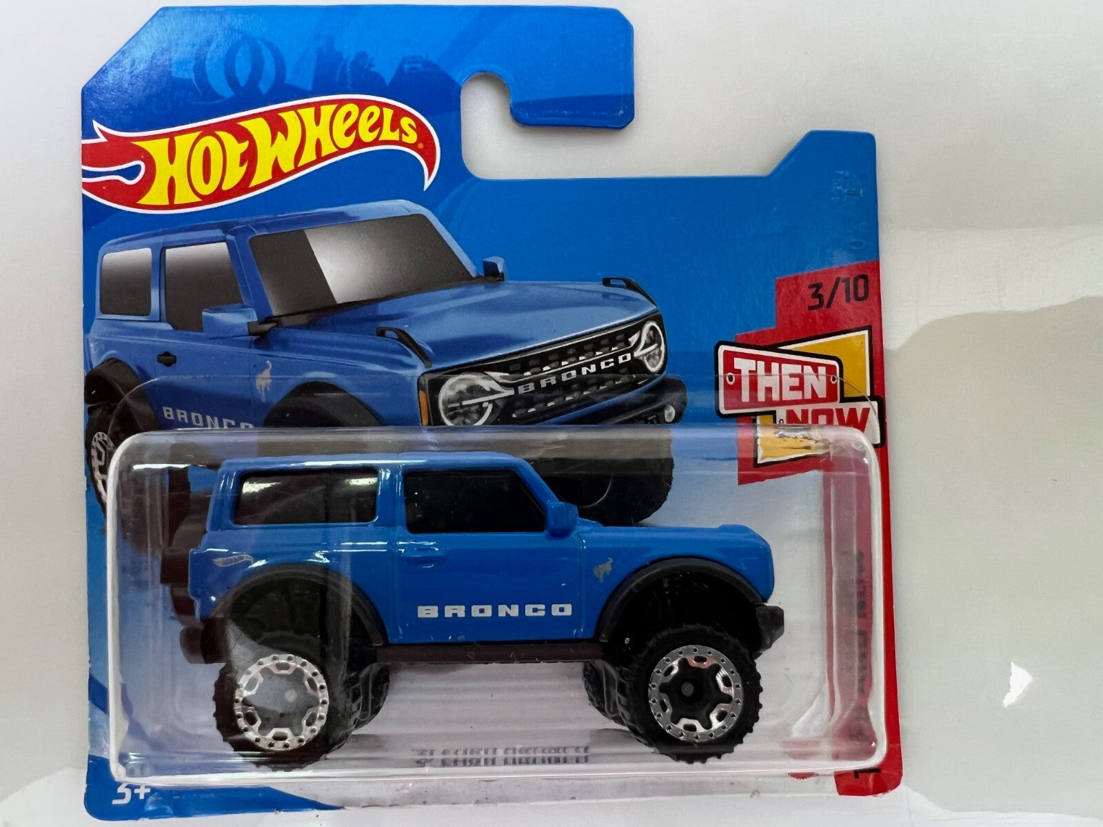 🔥🔥🔥🔥Hotwheels '21 Ford Bronco Then and Now Short Card Blue HW07🔥🔥🔥🔥