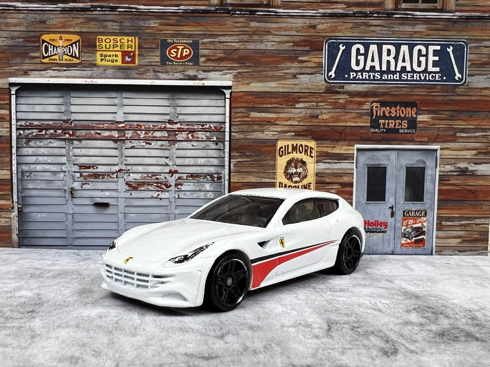 🇮🇹🇮🇹🇮🇹Hot Wheels Fleet White Ferrari FF Loose C1 🇮🇹🇮🇹🇮🇹