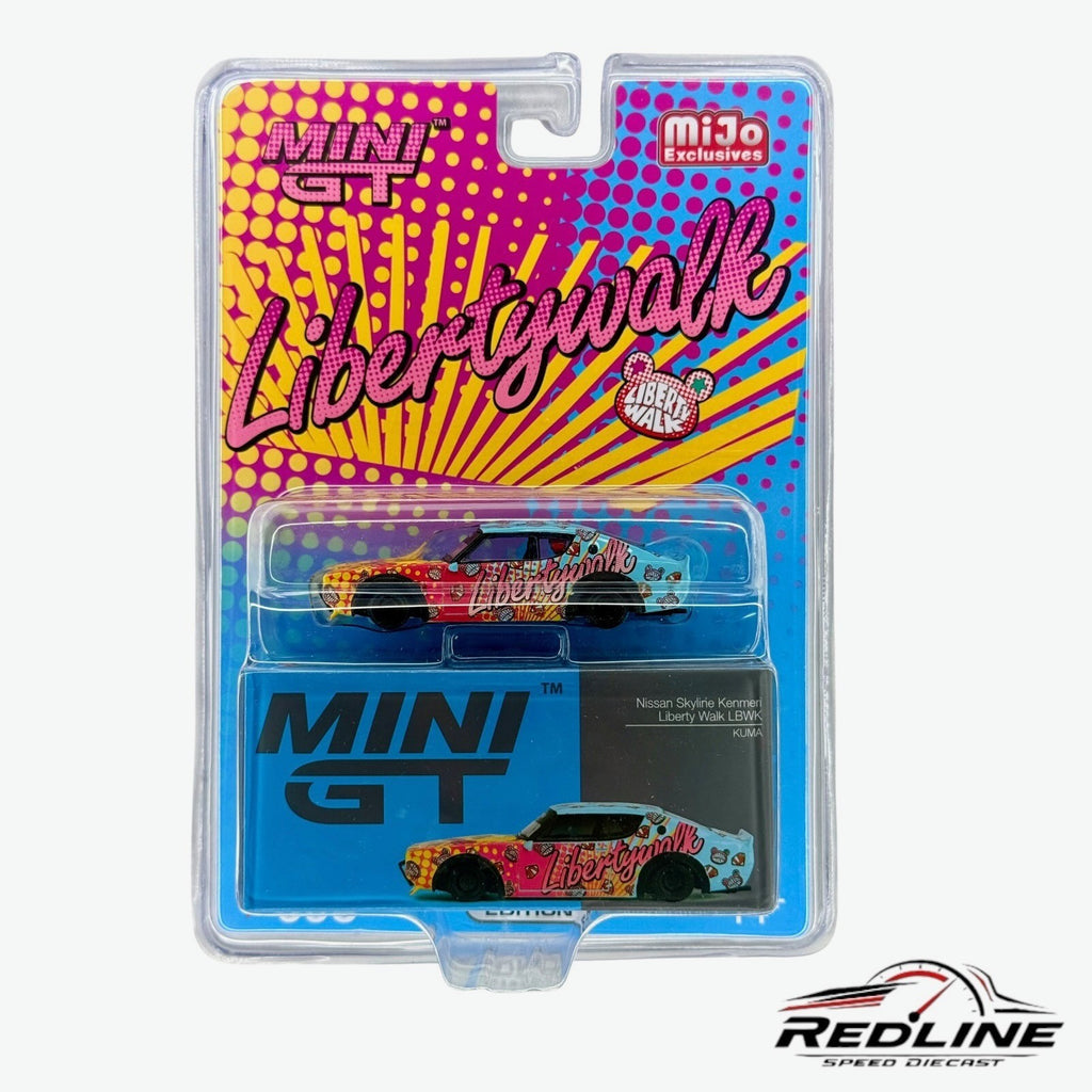 🏁Mini GT 1:64 Nissan Skyline Kenmeri Liberty Walk LBWK KUMA H14🏁