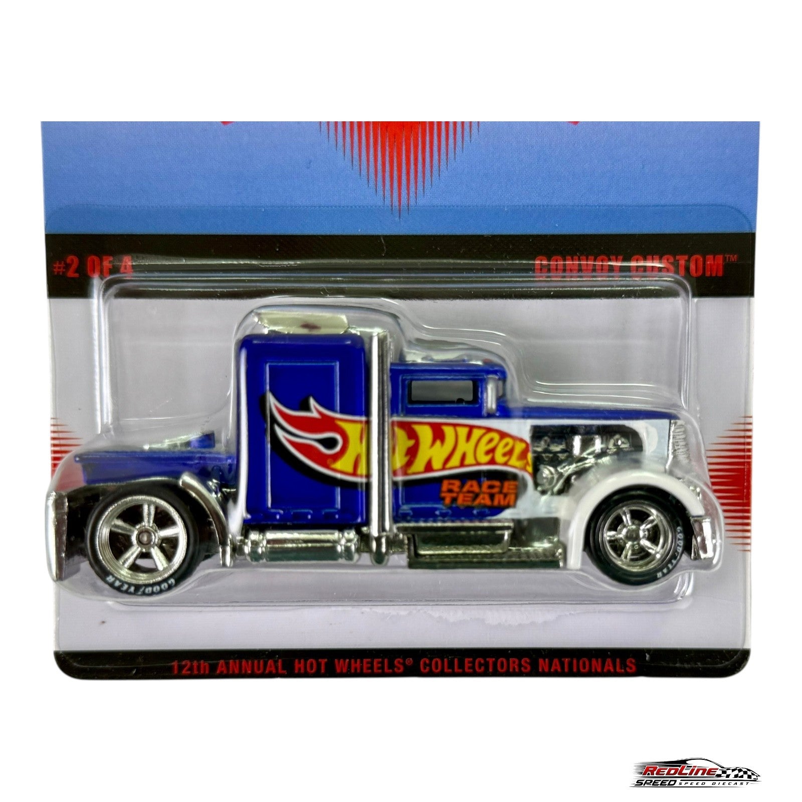 🇺🇸Hot Wheels 12th Annual Collectors Nationals Convoy Custom 1589/2400 H28🇺🇸