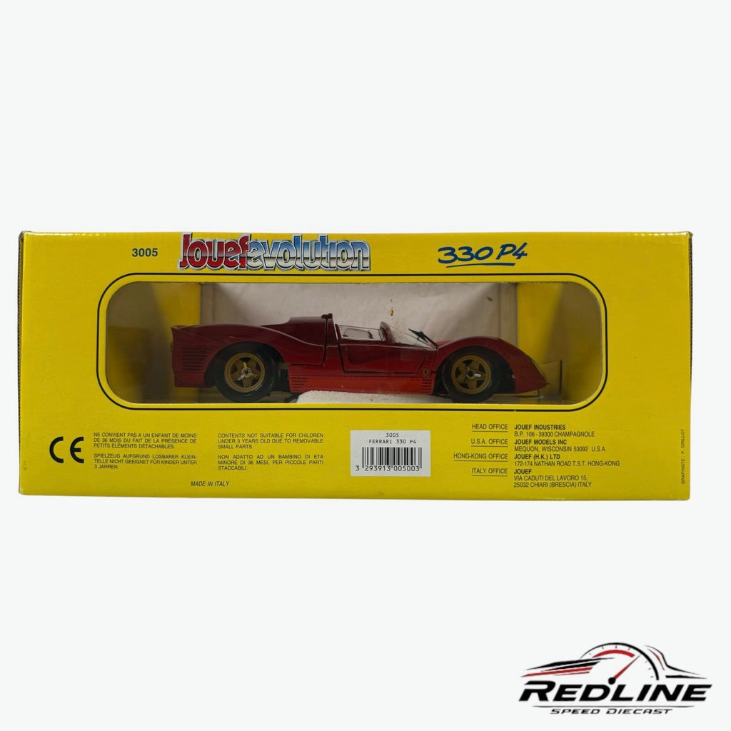 🇮🇹🇮🇹Jouef Evolution Ferrari 330 P4 Red 1:18 C3🇮🇹🇮🇹