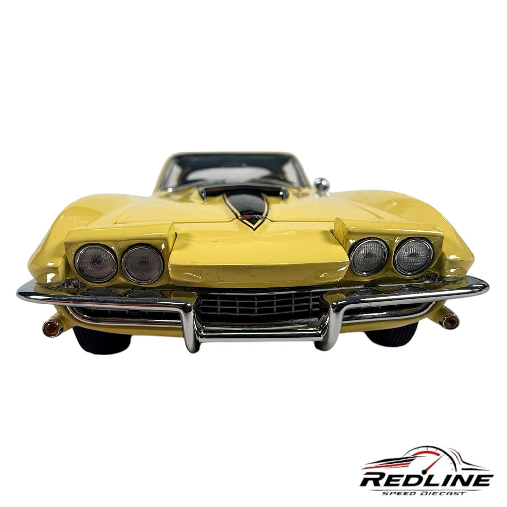 🇺🇸🇺🇸Danbury Mint 1 24 1967 Corvette Convertible Yellow 1:24 C2🇺🇸🇺🇸