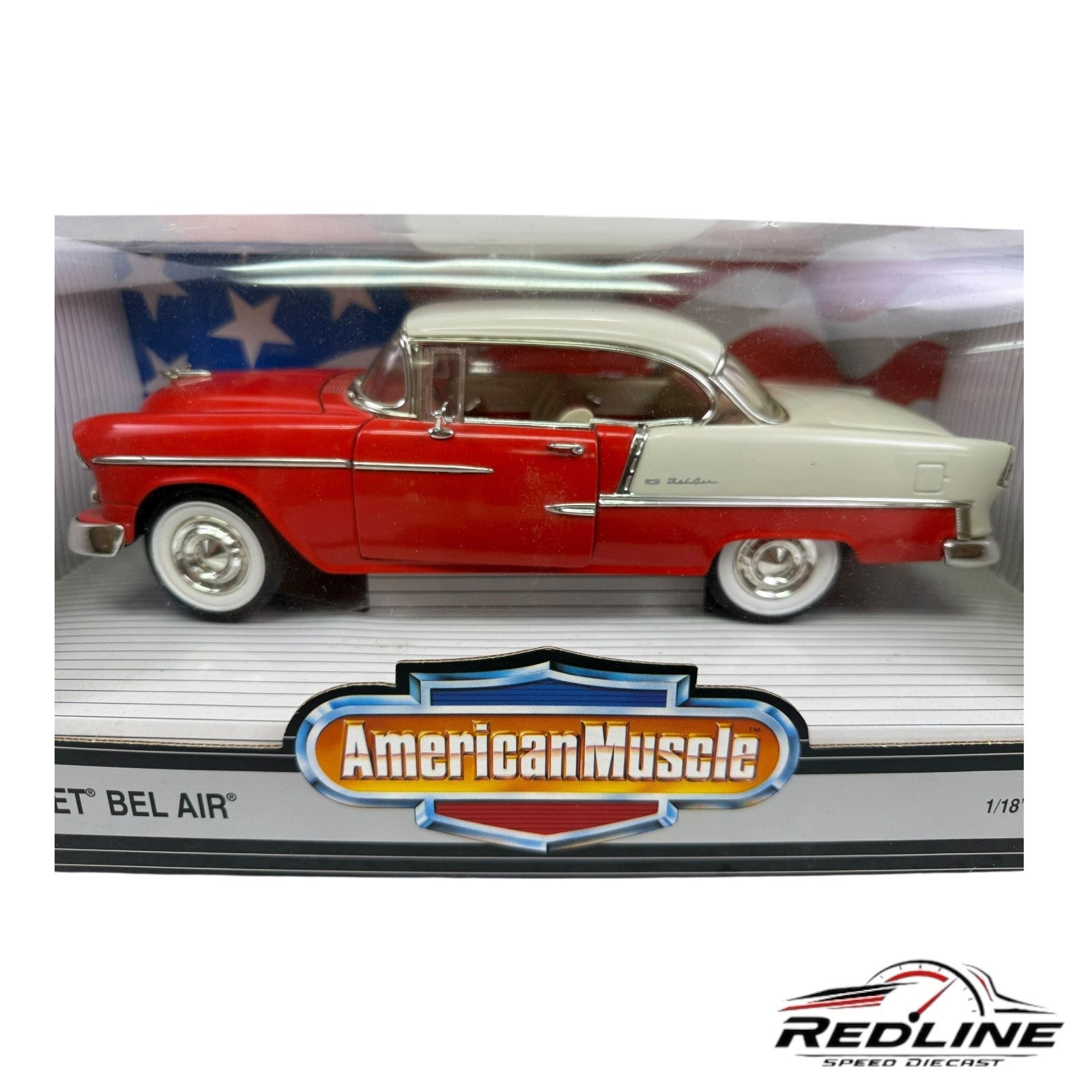 🇺🇸🇺🇸ERTL American Muscle 1955 Chevrolet Bel Air  1/18 GE🇺🇸🇺🇸