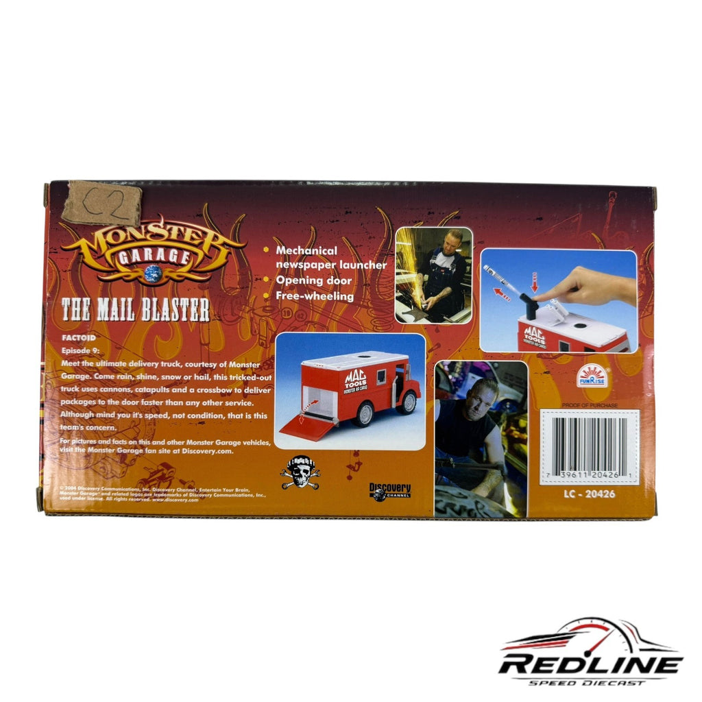 🔥Funrise Monster garage Jessie James Mac Tools Step Van The Mail Blaster C2🔥