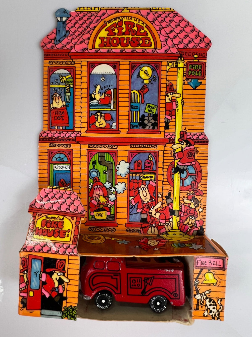 🚒Hallmark Road Rovers Diecast Handpainted FIERY FRED 1983 Original Box HW07🚒